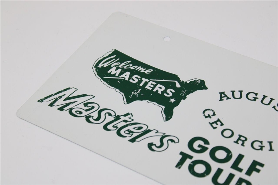 Classic 'Welcome Masters' Golf Tournament License Plate #11 