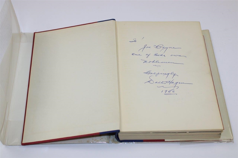 Walter Hagen Signed & Inscribed 1956 'The Walter Hagen Story' Book - God's Noblemen JSA ALOA