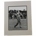 Bobby Jones At The Finish Of His Swing Dbl Matted Photo - Ellie Anderson 1988 Copyright