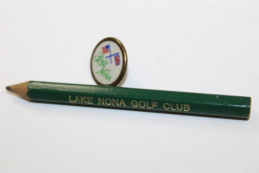 Lake Nona Golf Club Ball Marker & Pencil - Home for Numerous PGA Pros - Tavistock Cup Site