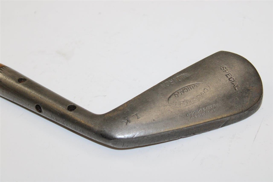 Charles Klees Iron Chicago Special L.K. Hand Punched Dot Face Mid Iron