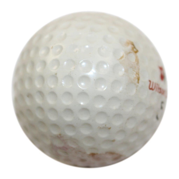 Arnold Palmer's 1958 Masters Winning Wilson Golf Ball-Gifted to Ralph Hutchison
