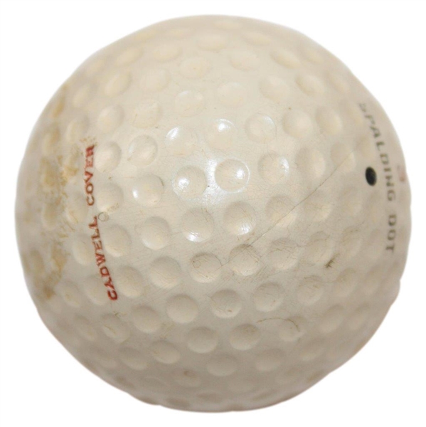 Ben Hogan 1948 US Open at Riviera Used Spalding Golf Ball - Gifted to Ralph Hutchison