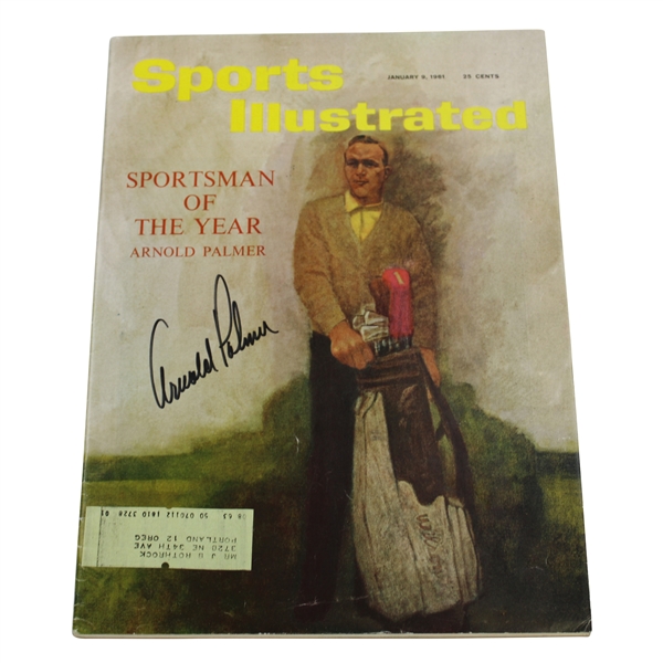 Arnold Palmer Signed 1961 Sports Illustrated Sportsman of the Year Magazine JSA ALOA