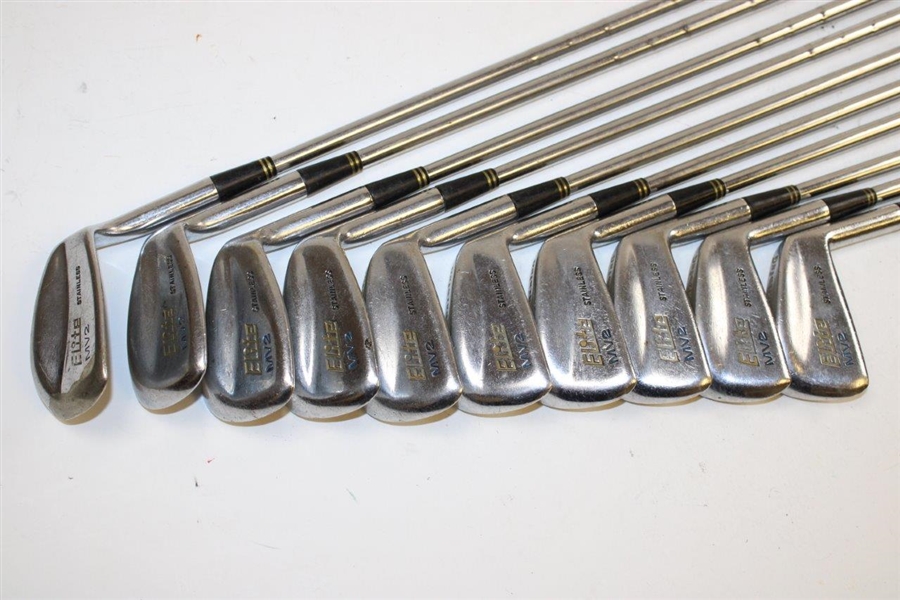 Set of Spalding Elite MV2 Stainless Golf Irons - PGA REACH COLLECTION