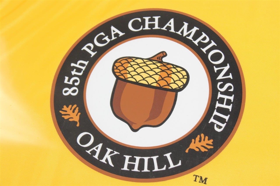 2003 PGA at Oak Hill Yellow Screen & White Embroidered Flags - Unopened - Bobby Clampett