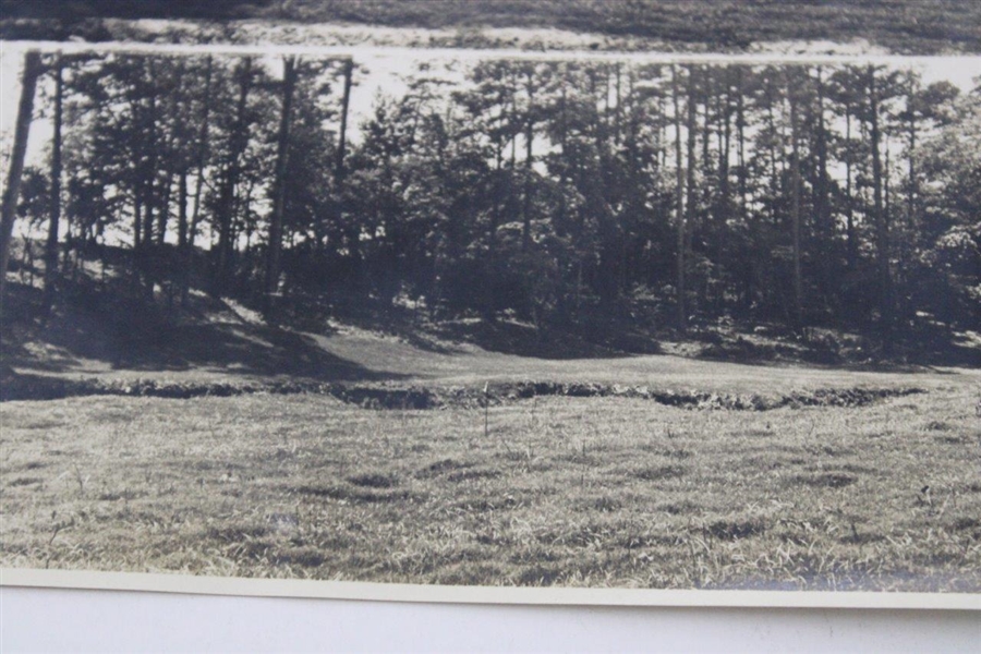 1930's Augusta National GC Original Dual Photo of Future Construction Site of Today's Hole #13