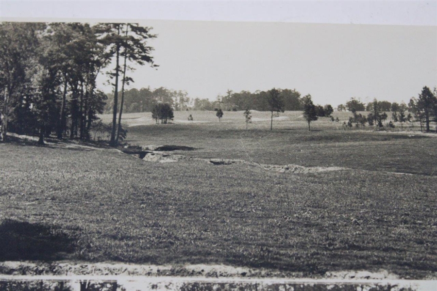 1930's Augusta National GC Original Dual Photo of Future Construction Site of Today's Hole #13