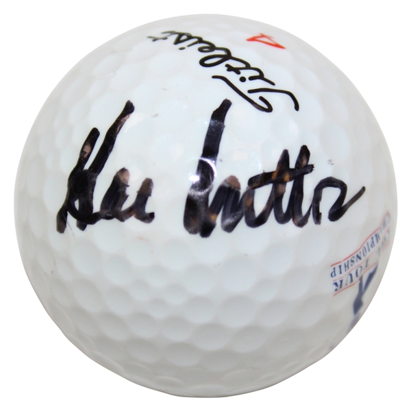 Hal Sutton Signed The Tour Championship Logo Golf Ball JSA ALOA