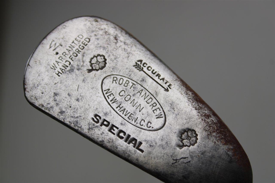 Robt. Andrew Conn. New Haven C.C. Accurate Warranted Handforged Special Mashie 5
