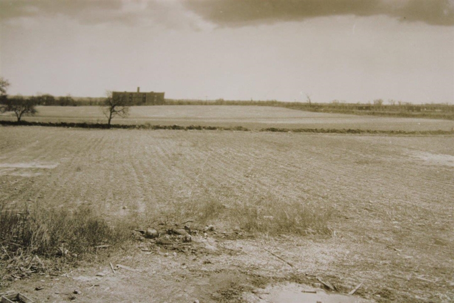 Early 1930's Empty Field Surveying Photo - Wendell Miller Collection
