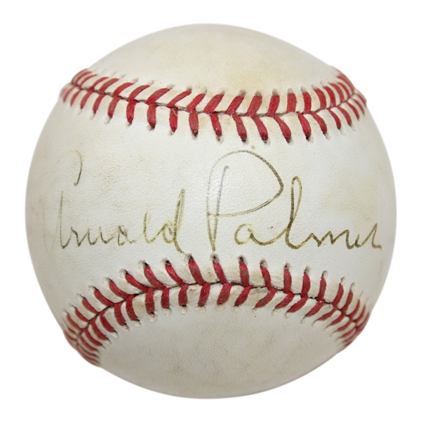 Arnold Palmer Signed Rawlings National League Official Baseball JSA ALOA
