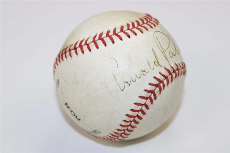 Arnold Palmer Signed Rawlings National League Official Baseball JSA ALOA