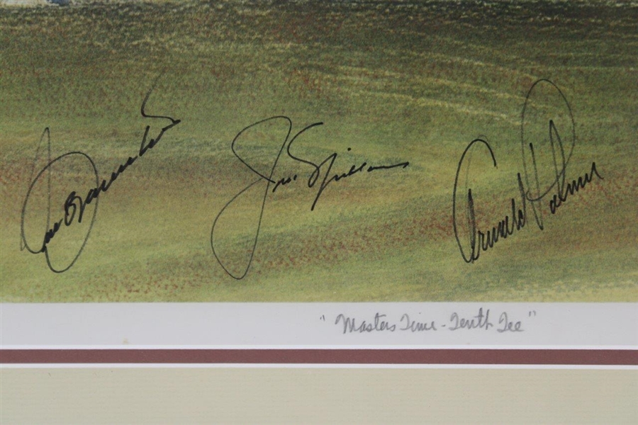 Big 3 & Seve w/Watson & Zoeller Signed Clubhouse Ltd Ed Print 273/750 by Artist Sparkman JSA ALOA