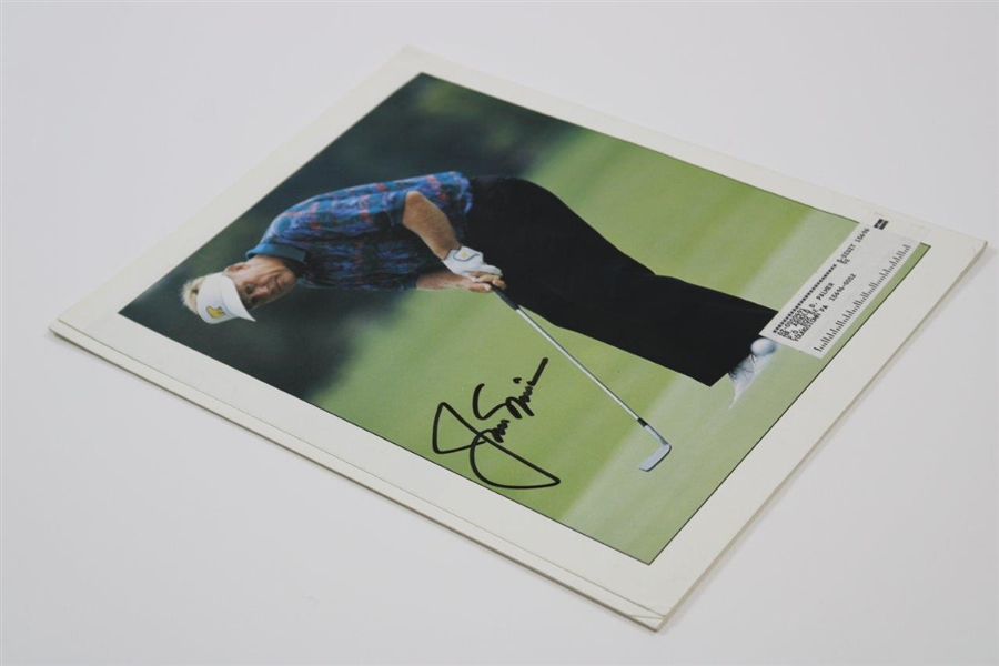Jack Nicklaus Signed Arnold Palmer's Personal Golf Journal Magazine JSA ALOA