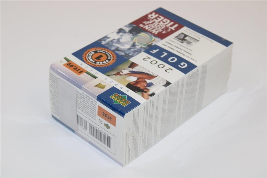 2002 Upper Deck 'Fairway Fabric & Signed Fairway Fabric' Box - 5 per pack - 7 packs plus Bonus Pack
