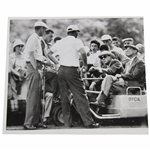 Bobby Jones, Arnold Palmer, Roberts, Middlecoff & Venturi 1958 Masters Ruling Wire Photo