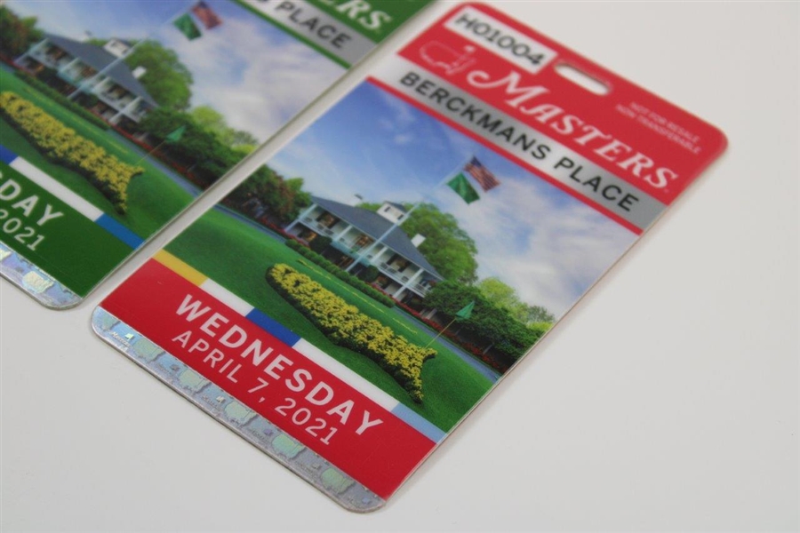 2021 Masters Tournament Monday, Tuesday & Wednesday Berckmans Place Tickets