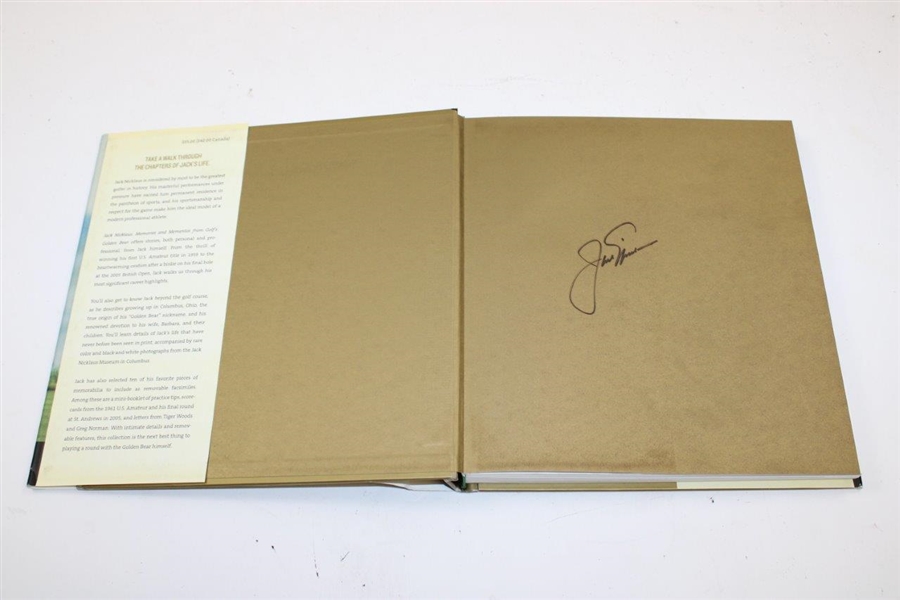 Jack Nicklaus Signed 'Memories & Mementos From Golf's Golden Bear' Book JSA ALOA