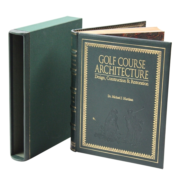 Golf Course Architecture' Ltd Ed 50/50 Book w/Slip Case Signed by Author Hurdzan