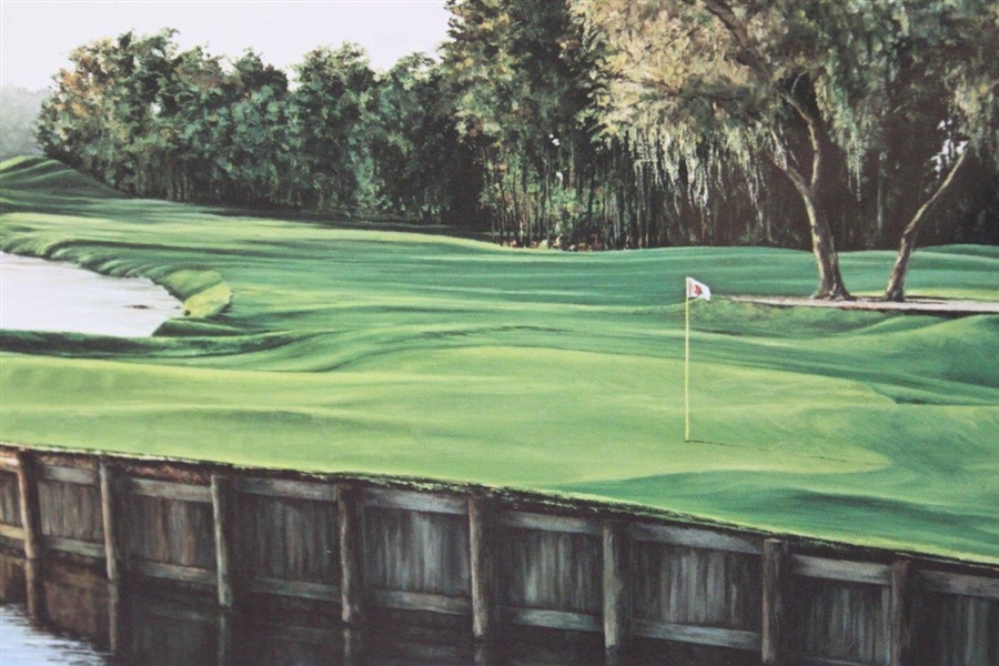 TPC at Sawgrass 'The 16th and 17th Holes' Ltd Ed Print by Manocchia 210/950 - Framed