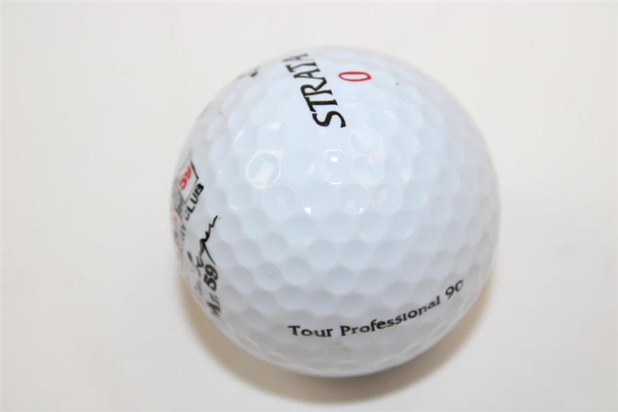 Al Geiberger Signed 'Mr. 59 Danny Thomas Classic' Scorecard Logo Golf Ball JSA ALOA