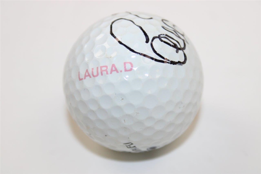 Laura Davies Signed Personal Model (Laura D.) Logo Golf Ball JSA ALOA