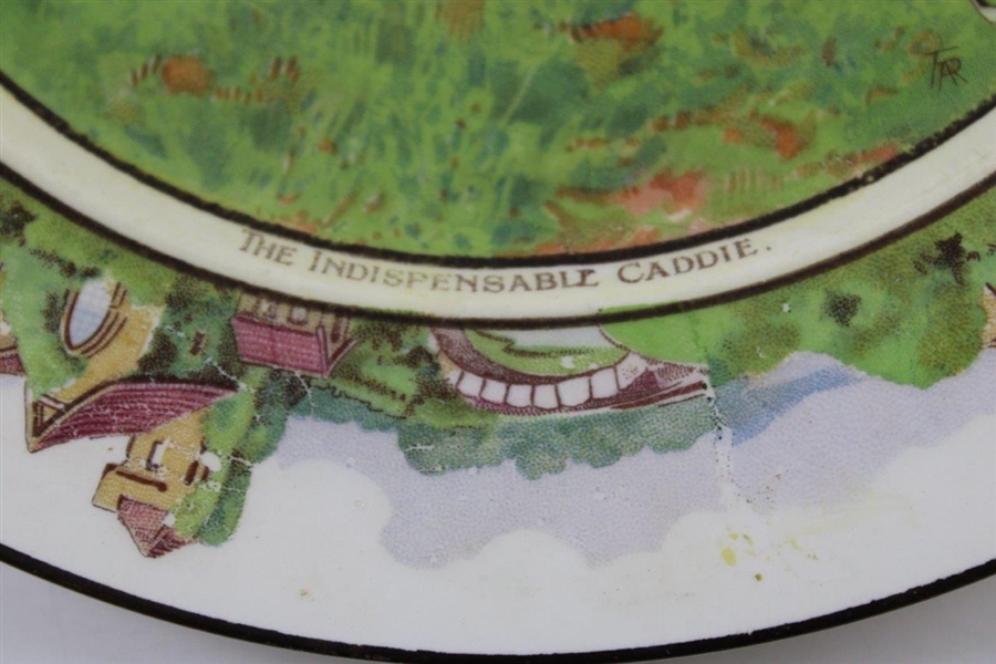 1981-1910 “The Indispensable Caddie” Bridgwood & Son Plate