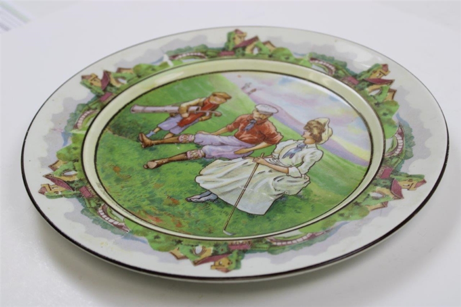 1981-1910 “The Indispensable Caddie” Bridgwood & Son Plate