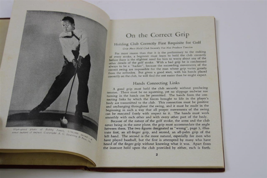 1935 'Rights And Wrongs of Golf' by Bobby Jones
