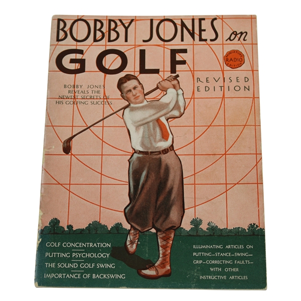 1935 Bobby Jones On Golf' Miniature Radio Edition Booklet