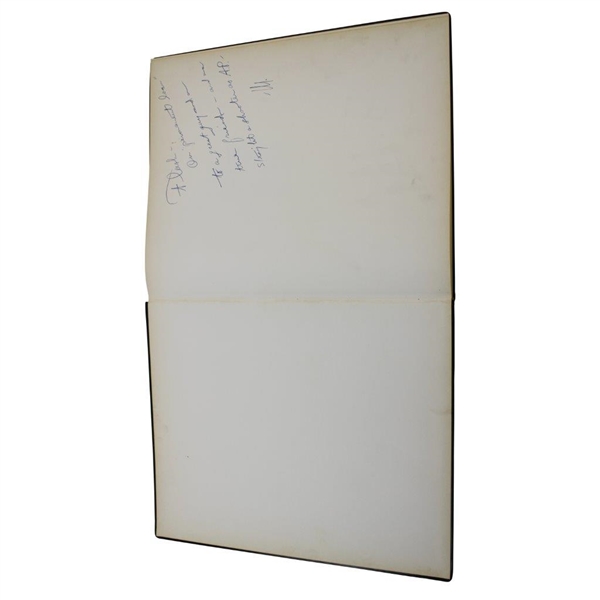 1964 Masters Augusta National Golf Club Arnold Palmer's Scrap Book