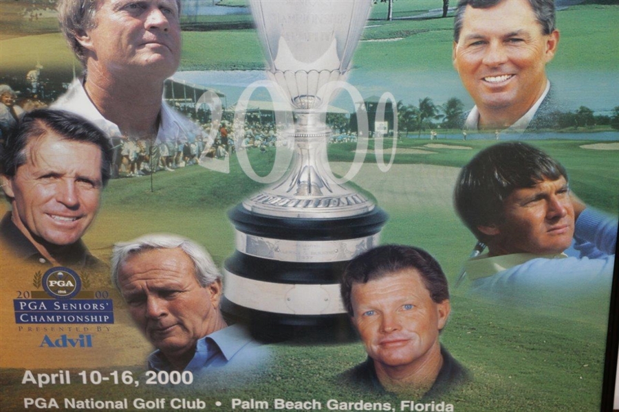 2000 PGA Grand Slam of Golf Seniors Photo Collage Poster w/ Nicklaus, Palmer & Others