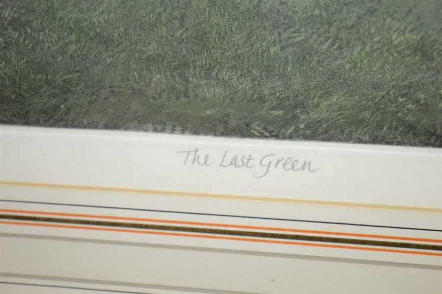The Last Green Print Signed by Artist Lawrence Josset - Framed