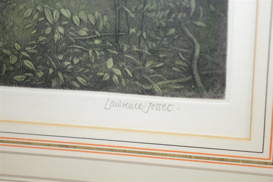 The Last Green Print Signed by Artist Lawrence Josset - Framed