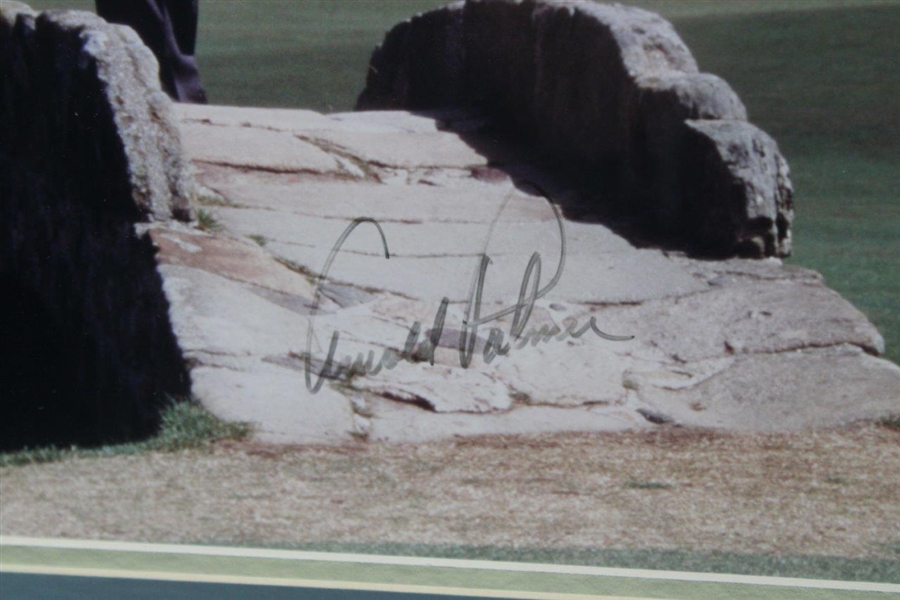 Arnold Palmer Signed 'Palmer's Final Farewell' 1995 Open at St Andrews Photo - Framed JSA ALOA