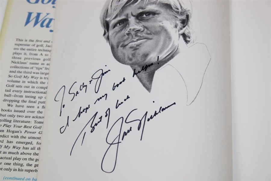 Jack Nicklaus & Jack Grout Signed 1974 'Golf My Way' Book JSA ALOA