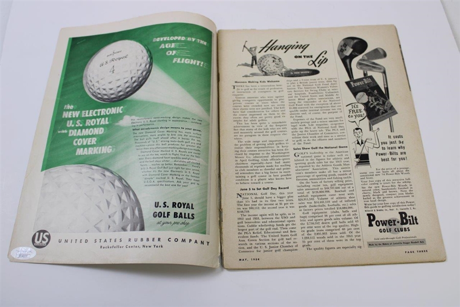 Sam Snead Signed 1954 'GOLFing' Magazine - May JSA #II14377