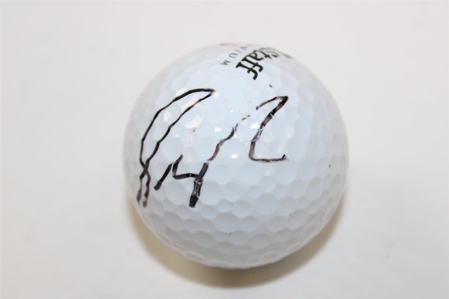 Vijay Singh Signed Wilson Staff Titanium 1 Logo Golf Ball JSA ALOA