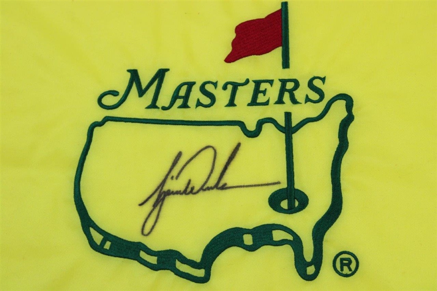Tiger Woods Signed Undated Masters Embroidered Flag JSA FULL #BB41963