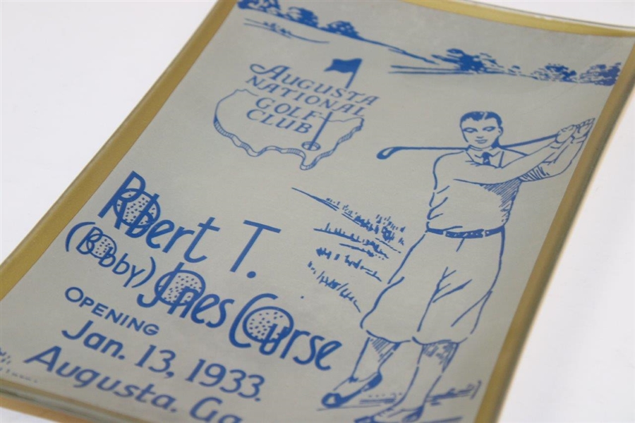 Augusta National GC Bobby Jones Course Opening '1933' Commemorative Dish