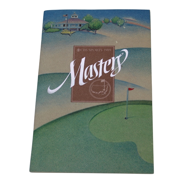1989 Masters Tournament CBS Sports Broadcast Guide Booklet