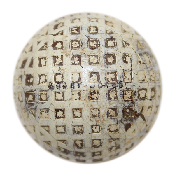 Vintage Bobby Jones Mesh Pattern Golf Ball