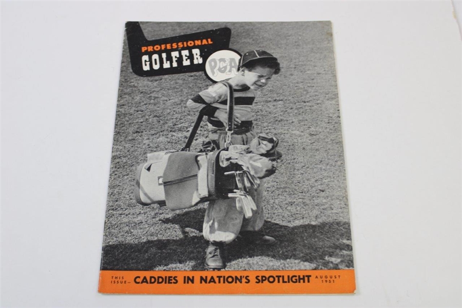 Three (3) Professional Golfer Magazines - August (1950), September (1950) & August (1951)