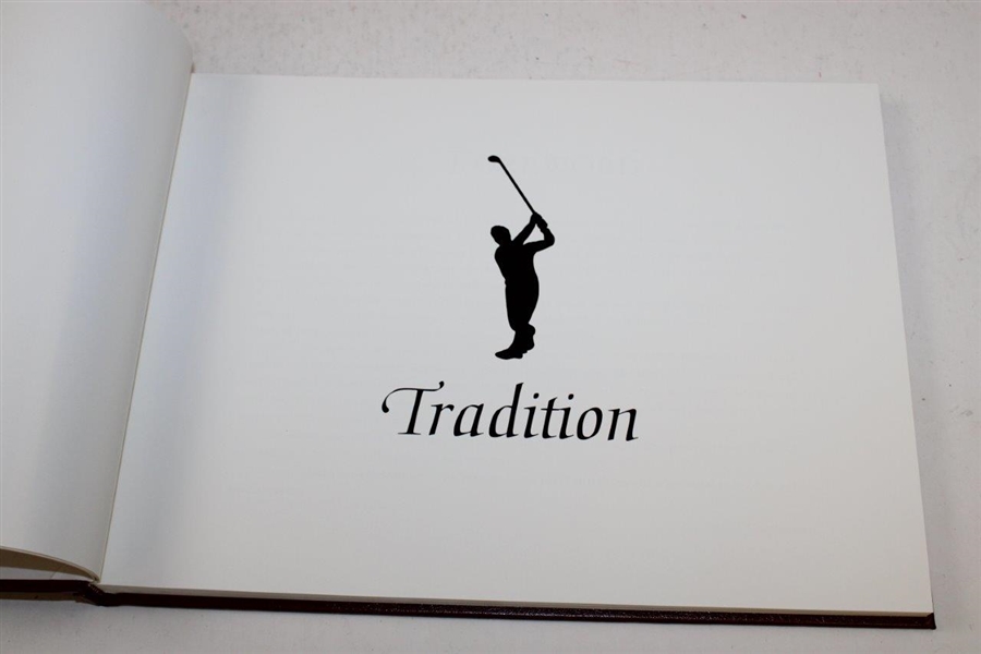 2004 'Tradition ' 1st Ed Book in Slipcase with Arnie on Cover 