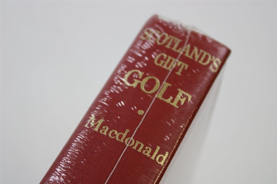 Scotland's Gift - Golf' Reissue Book by Charles Blair Macdonald - Unopened