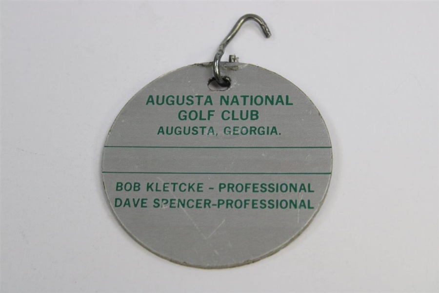 Classic Metal Augusta National Golf Club Bag Tag - Kletcke/Spencer Professionals