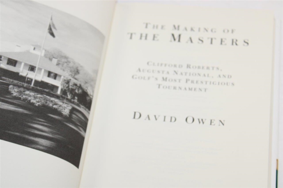 Three Books About The Masters - 'The Making…', 'The Battle…' & 'Making the Masters'