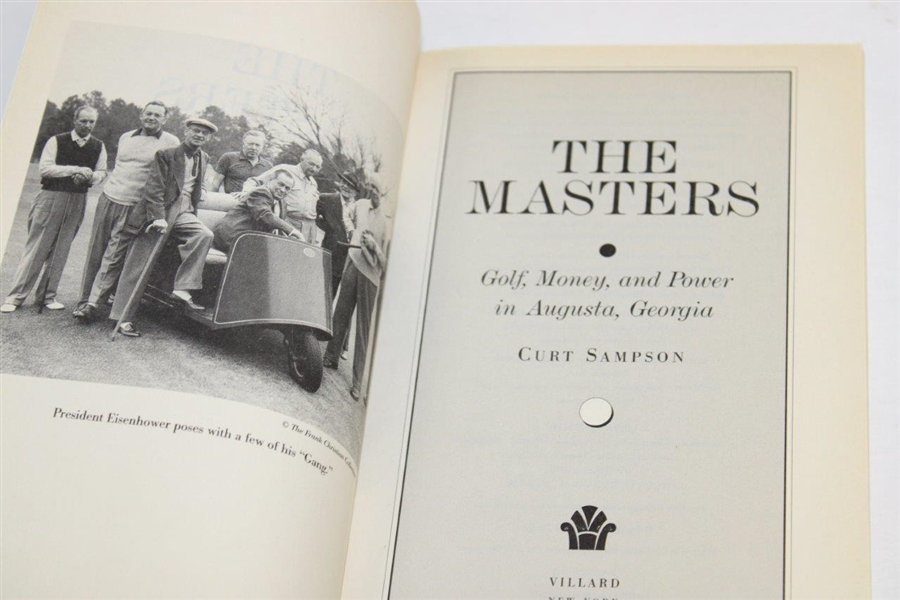 Three Books About The Masters - Illustrated History, Jack Cover, & Golf, Money & Power