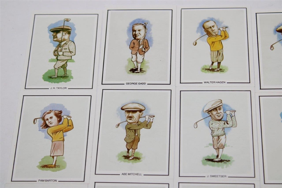 Complete Twenty (20) Golf Card Set of Golfing Greats